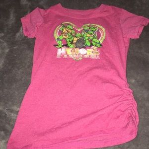 GIRLS NINJA TURTLE SHIRT